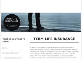 Risk-life-insurance.com thumbnail