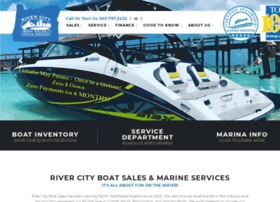 Rivercityboatsales.com thumbnail