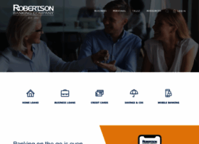Robertsonbanking.com thumbnail