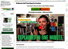 Robinsoncurriculum.com thumbnail