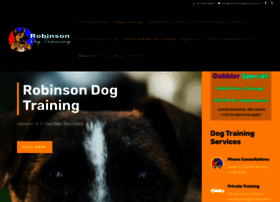 Robinsondogtraining.com thumbnail