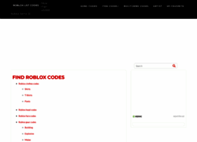 Robloxlist Com At Wi Roblox List Finding Roblox Clothes Code Hair Codes Gear Codes - gear roblox codes