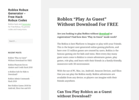 Robloxrobuxgenerator Net At Wi Roblox Robux Generator Free Hack Robux Codes - hacks for roblox infinity rpg
