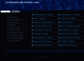 Rockbottomt-shirts.com thumbnail