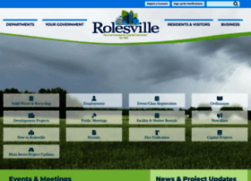 Rolesvillenc.gov thumbnail