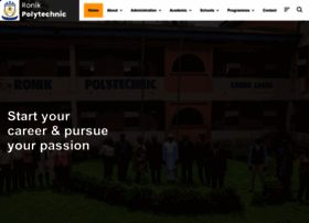 Ronikpolytechnic.edu.ng thumbnail