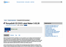 Ronyasoft-cd-dvd-label-maker.updatestar.com thumbnail