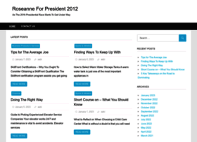 Roseanneforpresident2012.us thumbnail