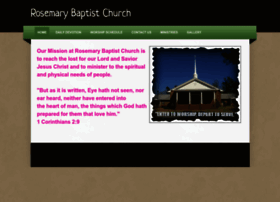Rosemarybaptistchurch.com thumbnail