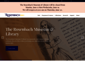 Rosenbach.org thumbnail