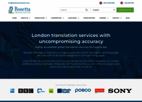 Rosettatranslation.com thumbnail