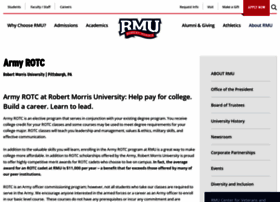 Rotc.rmu.edu thumbnail