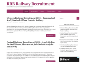 Rrbrailwayrecruitment.in thumbnail