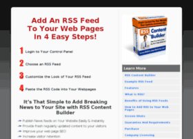 Rsscontentbuilder.com thumbnail