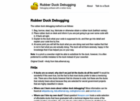 Rubberduckdebugging.com thumbnail