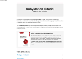 Rubymotion-tutorial.com thumbnail
