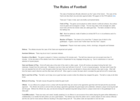 Rulesoffootball.co.uk thumbnail