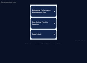 Runemeanings.com thumbnail