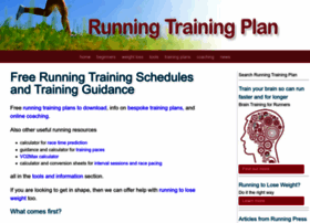 Runningtrainingplan.com thumbnail