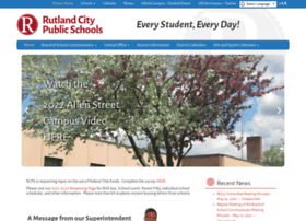 Rutlandcitypublicschools.org thumbnail
