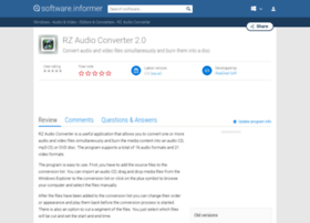 Rz-audio-converter.software.informer.com thumbnail