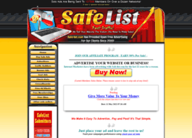 Safe-list.com thumbnail