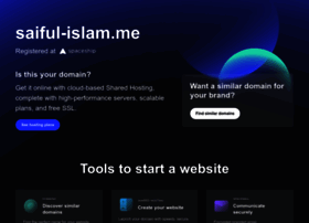 Saiful-islam.me thumbnail