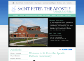Saintpeterapostle.org thumbnail
