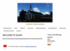 Salembaptist.com thumbnail