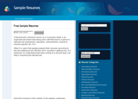 Sampleresumes.in thumbnail Sampleresumes.in thumbnail