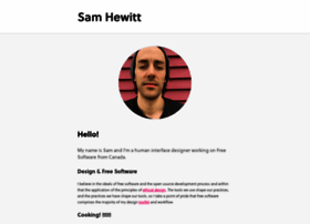 Samuelhewitt.com thumbnail