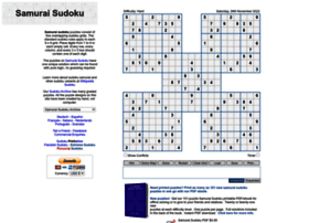 Samurai-sudoku.com thumbnail