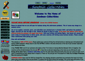 Sandman-collectibles.com thumbnail