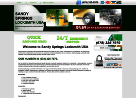 Sandysprings-locksmith.com thumbnail