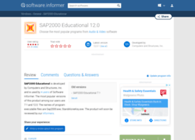 Sap2000-educational.software.informer.com thumbnail