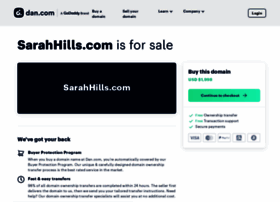 Sarahhills.com thumbnail