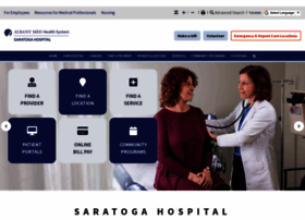 Saratogahospital.org thumbnail
