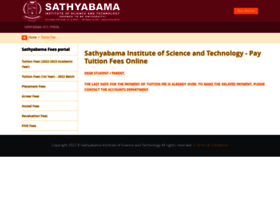 Sathyabamauniversity.ac.in thumbnail