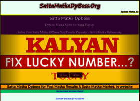 Sattamatkadpboss.org thumbnail Sattamatkadpboss.org thumbnail