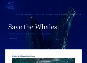 Savethewhales.org thumbnail