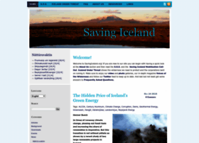 Savingiceland.org thumbnail