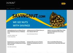 Savingnut.com thumbnail