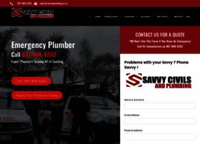Savvyplumbing.co.za thumbnail