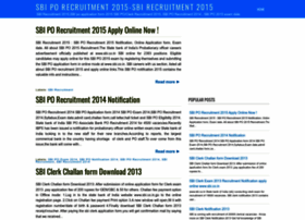 Sbi-po-recruitment.blogspot.in thumbnail