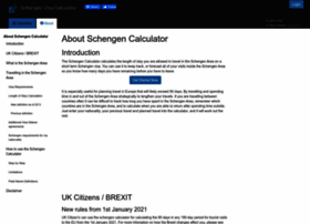 Schengen-calculator.com thumbnail
