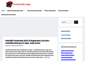 Scholarshiplogin.in thumbnail