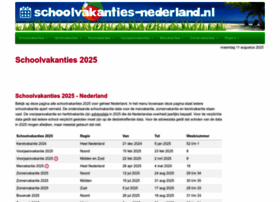 Schoolvakantie-nederland.nl thumbnail