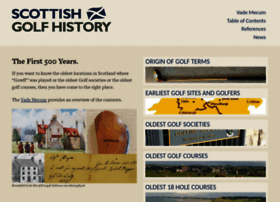 Scottishgolfhistory.org thumbnail