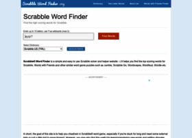Scrabblewordfinder.org thumbnail