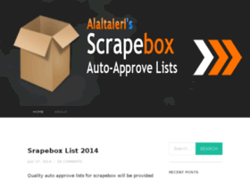 Scrapeboxlist2014.wordpress.com thumbnail